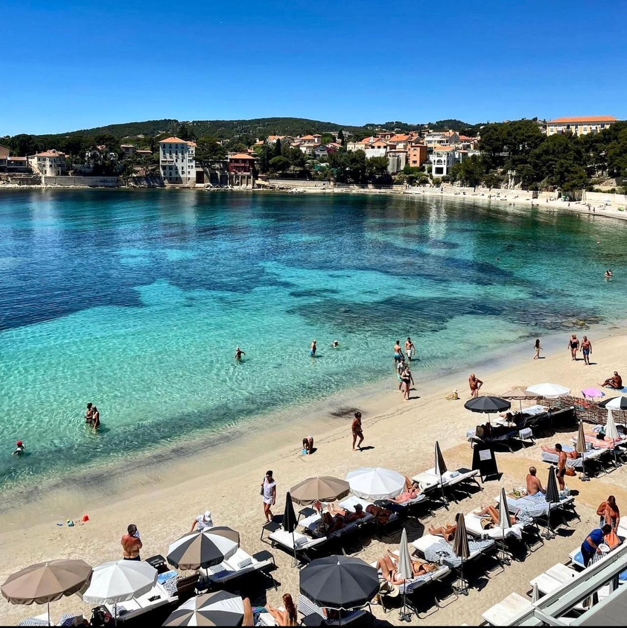 Logement Vue Mer Splendide - Situe A 50 Metres Du Bord De Mer Et 2 Minutes Des Plages - Bandolina Eksteriør bilde