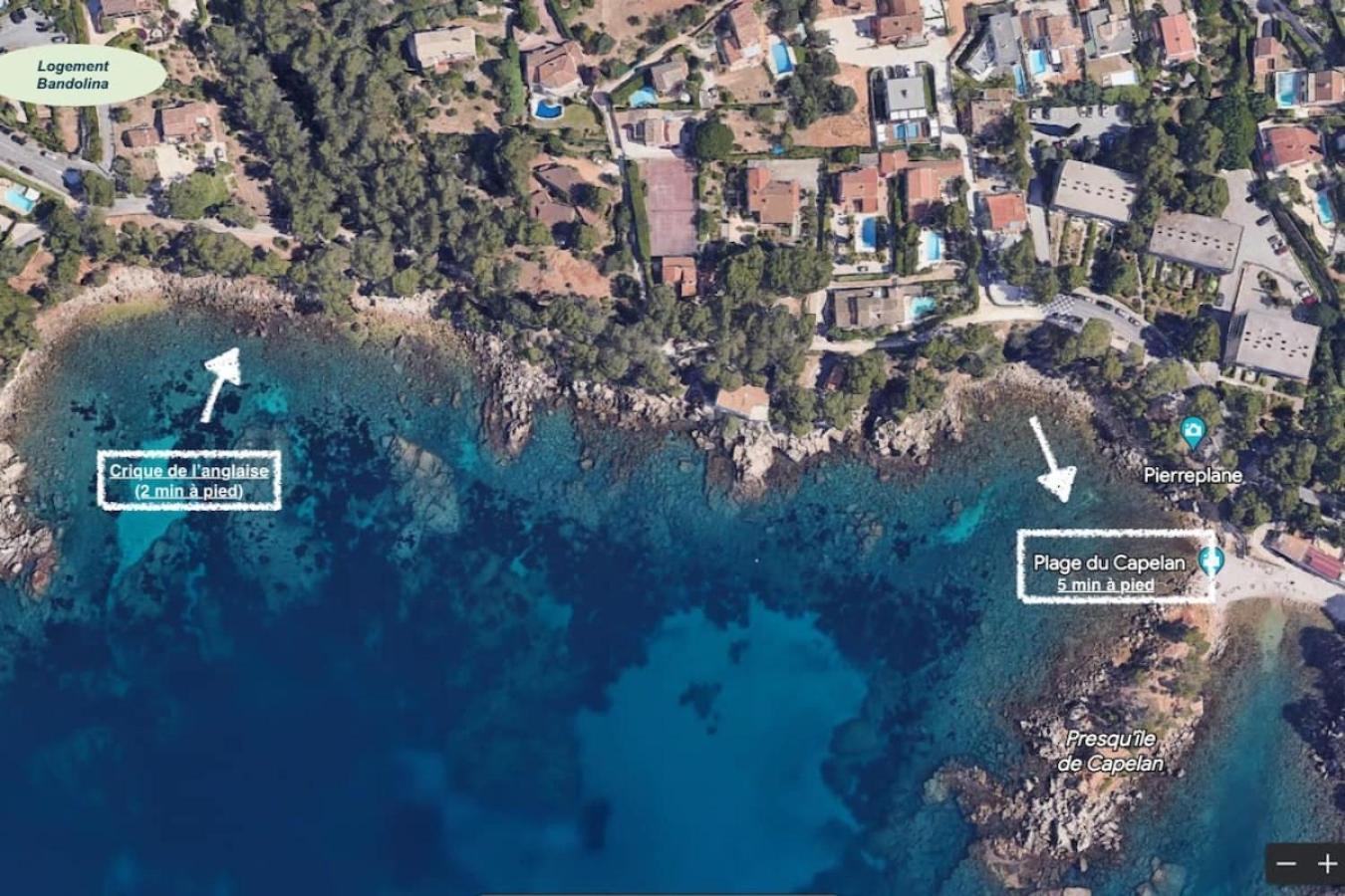 Logement Vue Mer Splendide - Situe A 50 Metres Du Bord De Mer Et 2 Minutes Des Plages - Bandolina Eksteriør bilde