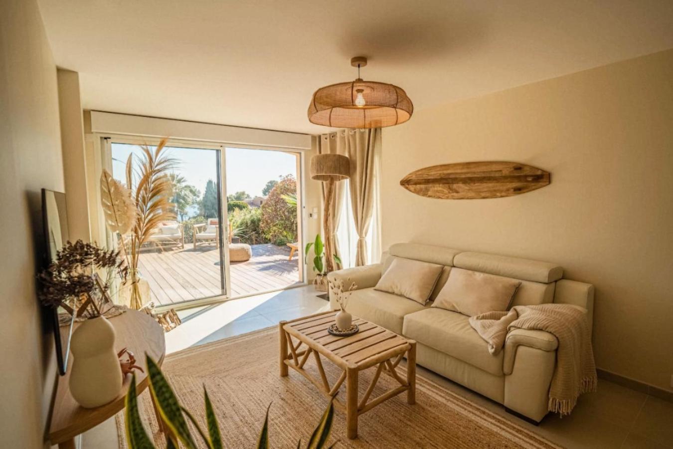 Logement Vue Mer Splendide - Situe A 50 Metres Du Bord De Mer Et 2 Minutes Des Plages - Bandolina Eksteriør bilde